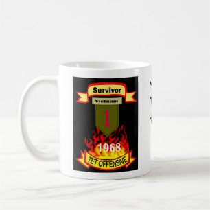 1st Infantry Survivor Vietnam Tet Offensive Mug
