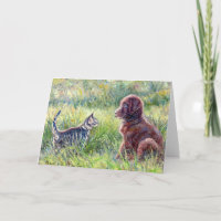 "1st Introductions" Blank Note Card