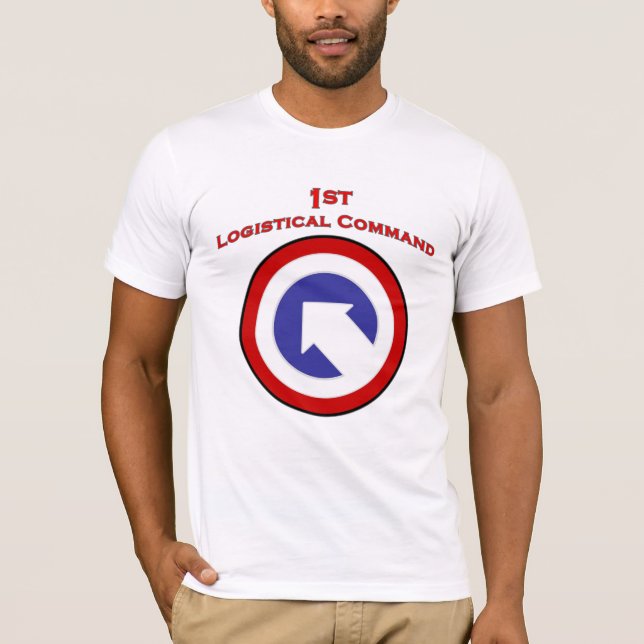 1st Logistical Command shoulder patch T-shirt (Front)