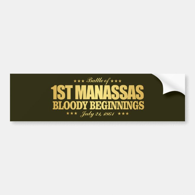 1st Manassas (FH2) Bumper Sticker (Front)
