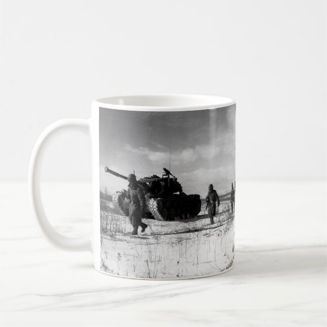 1st Marine Division Moving Through the Chosin Coffee Mug (Left)