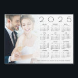 1st Married 2025 Calendar Photo Christmas<br><div class="desc">1st Married 2025 Calendar Photo Christmas To celebrate your first Christmas as newlweds, send a handy 2025 calendar along with your Christmas greetings personalised with your favourite photo from your wedding day! Simply swap in your photo with the sample image and personalise your thank you holiday greeting along the bottom....</div>