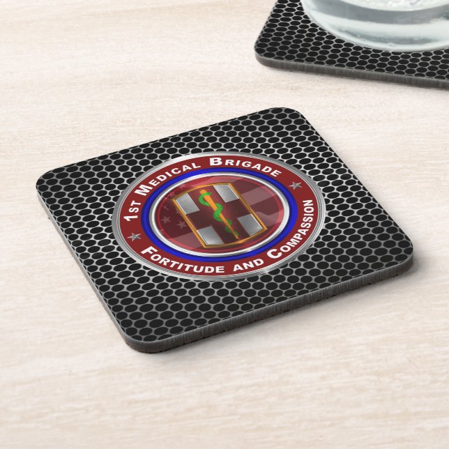 1st Medical Brigade Coaster (Left Side)