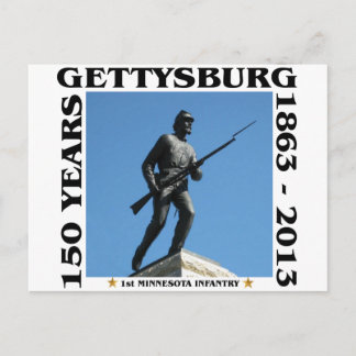 1st Minnesota Infantry - 150th Gettysburg Postcard