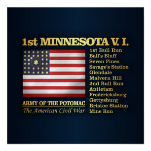 1st Minnesota Volunteer Infantry (BH) Poster