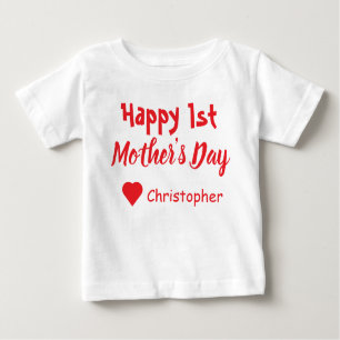 1st Mother's Day Baby T-Shirt