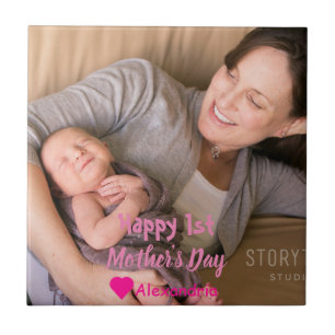 1st Mother's Day Ceramic Tile