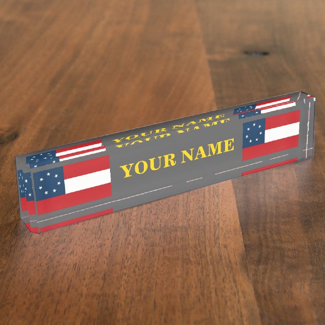 1st NATIONAL FLAG CSA Nameplate (Side)