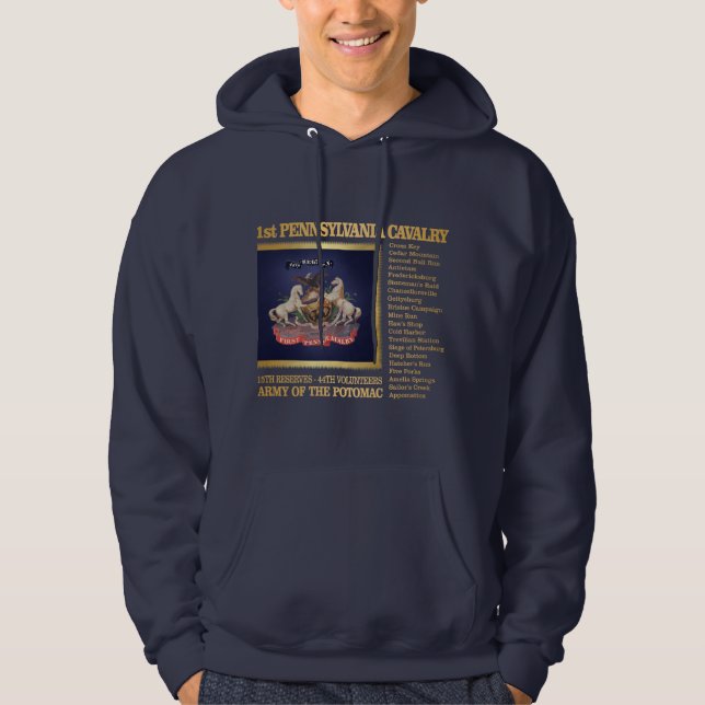 1st Pennsylvania Cavalry (BH) Hoodie (Front)