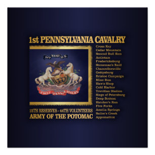 1st Pennsylvania Cavalry (BH) Poster