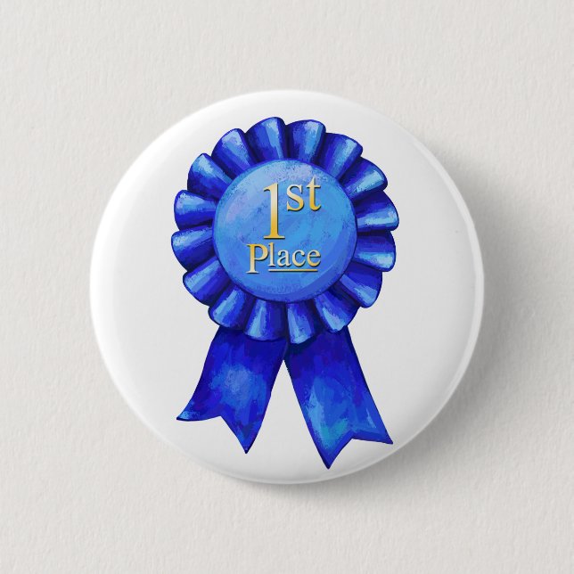 1st Place Ribbon Button (Front)