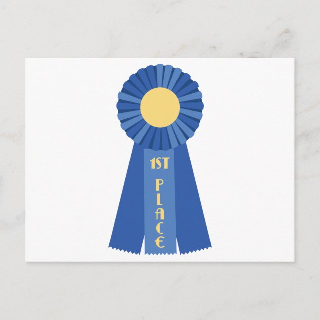 1st Place Ribbon Postcard (Front)