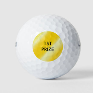1st prize gold medal custom golf ball set gift