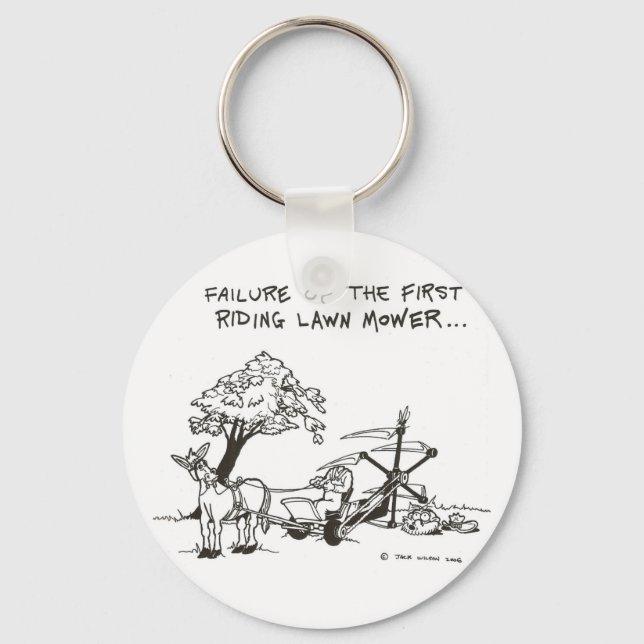 1ST RIDING LAWN MOWER KEY CHAIN (Front)