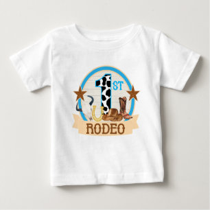 1st Rodeo first birthday Baby T-Shirt