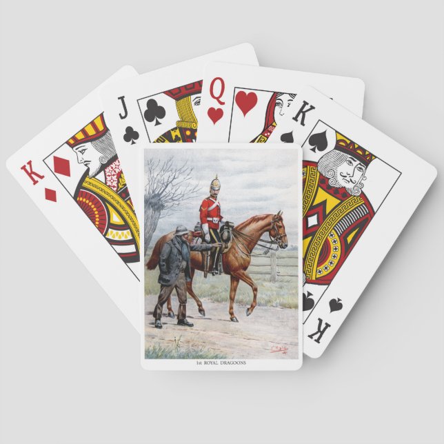 1st Royal Dragoons Playing Cards (Back)