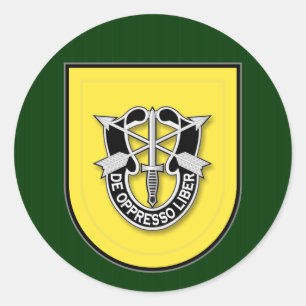 1st SFG-A 1 Classic Round Sticker