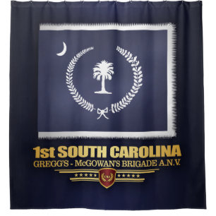 1st South Carolina Volunteer Infantry Shower Curtain