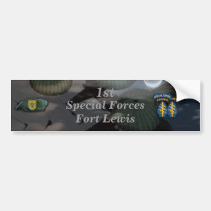 1st special forces Fort Lewis Bumper Sticker