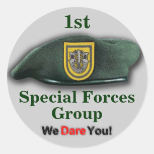 1st Special forces fort lewis veterans Sticker