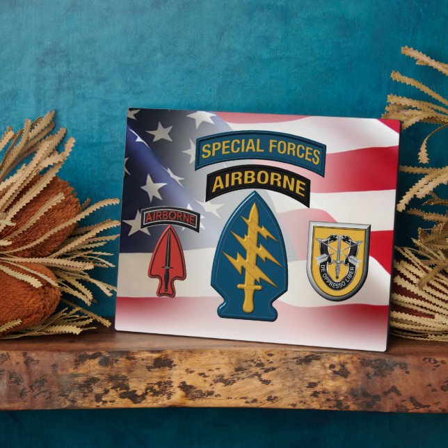 1st Special Forces Group (AIRBORNE)    Plaque (Side)