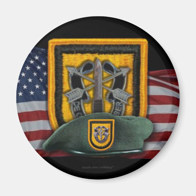 1st special forces group flash vietnam magnet vets (Front)