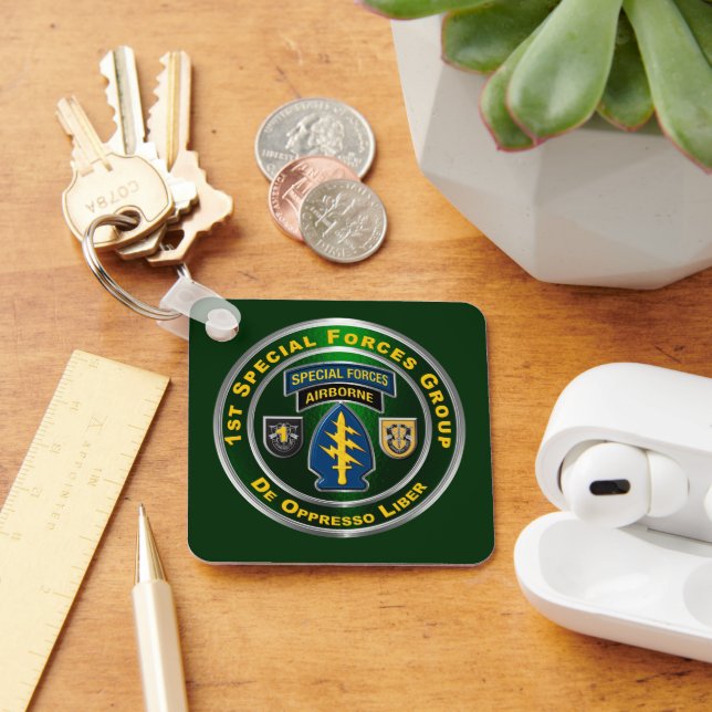 1st Special Forces Group  Key Ring (Desk)