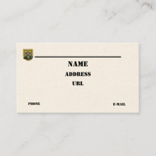 1st special forces group vets flash business Card