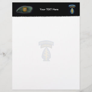 1st special forces letterhead vet iraq green beret