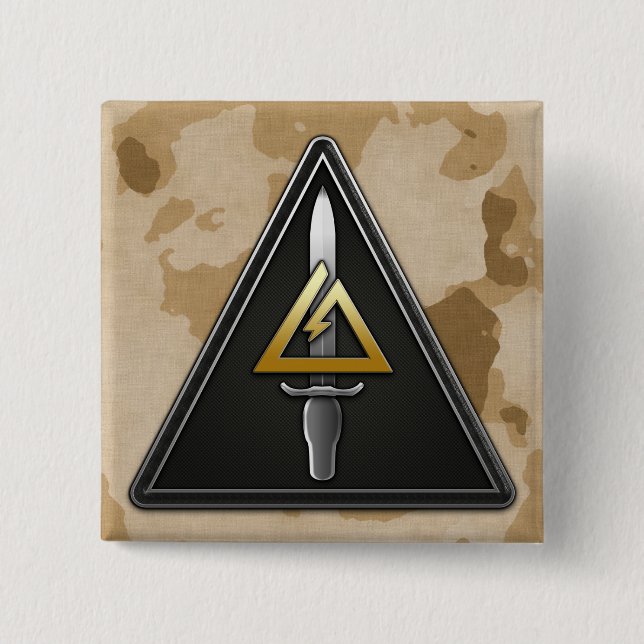 1st Special Forces Operational Detachment-Delta 15 Cm Square Badge (Front)