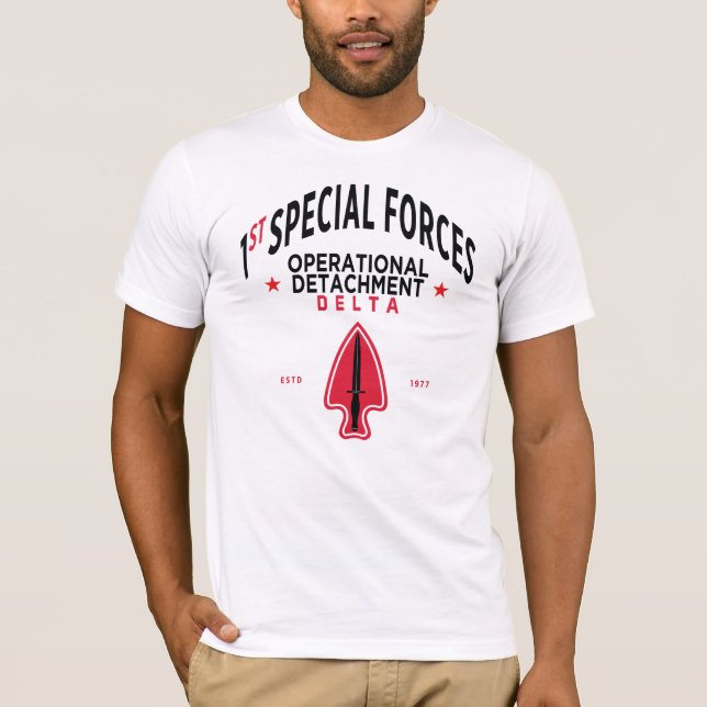  1st Special Forces Operational Detachment-Delta T-Shirt (Front)