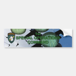 1st special operations command socom Bumper Stick Sticker