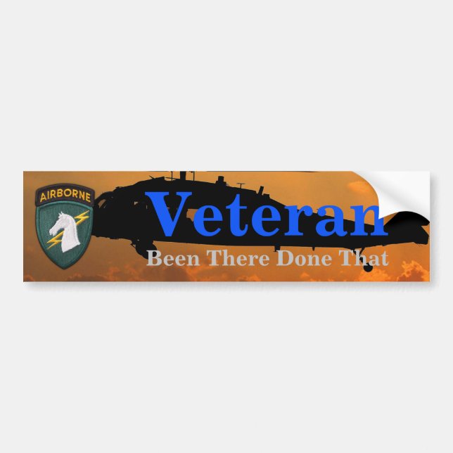 1st Special Ops SOC Delta Force Veterans Vets Bumper Sticker (Front)