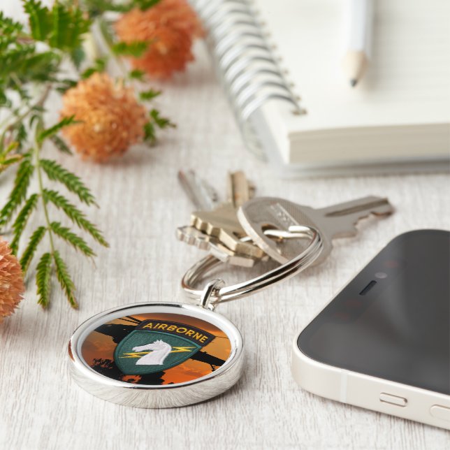 1st Special ops SOC SOCOM USASOC Veterans Vets Key Ring (Side)