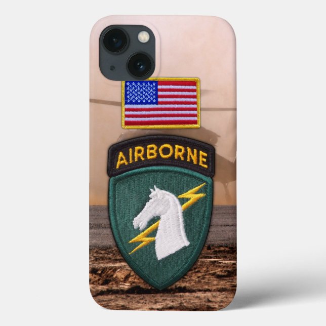 1st Special ops USACAPOC Veterans Vets Patch Case-Mate iPhone Case (Back)
