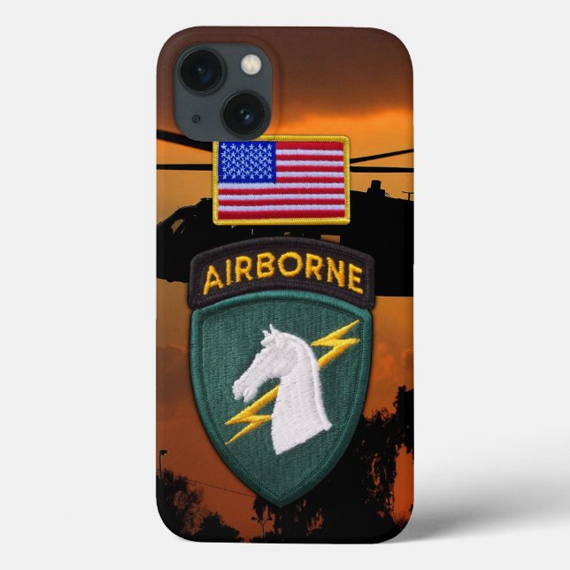 1st Special ops USACAPOC Veterans Vets Patch Case-Mate iPhone Case (Back)