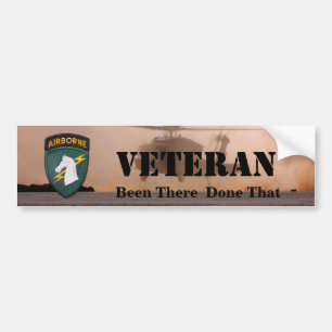 1st special ops veterans vets patch bumper sticker