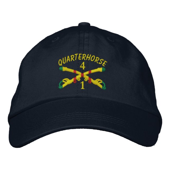 1st Sqdn., 4th Cavalry Embroidered Hat (Front)