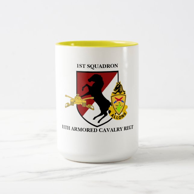 1ST SQUADRON 11TH ARMORED CAVALRY MUG (Center)