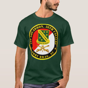 1st Squadron 38th Cavalry Fort Bragg NC w DUI Cav T-Shirt
