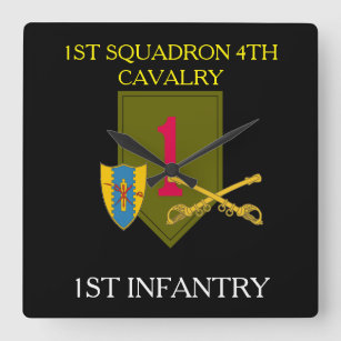 1ST SQUADRON 4TH CAVALRY 1ST INFANTRY CLOCK