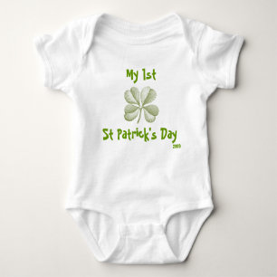 1st St Patrick's Day Onsie for baby Baby Bodysuit