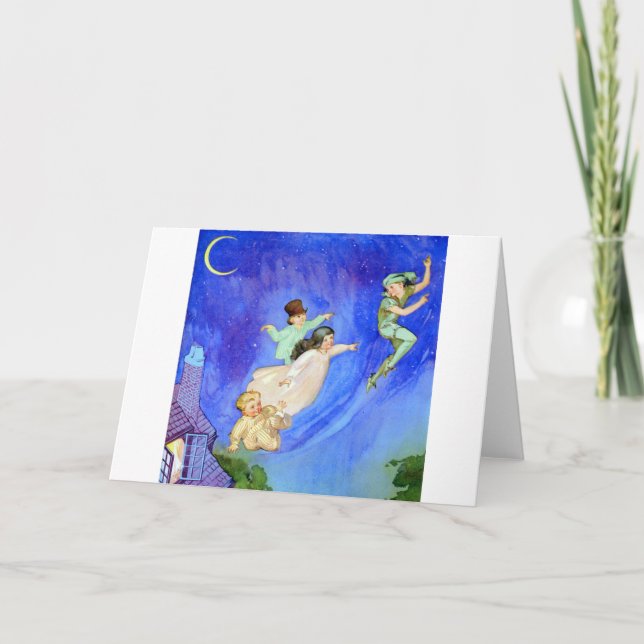 1ST STAR ON YOUR RIGHT, STRAIGHT ON UNTIL MORNING HOLIDAY CARD (Front)