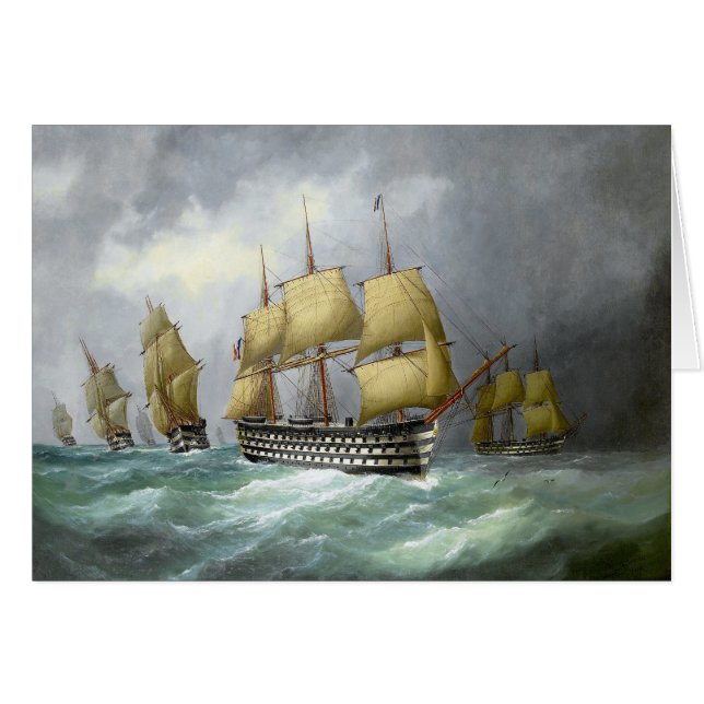 1st steam battleships 1884 (Front Horizontal)