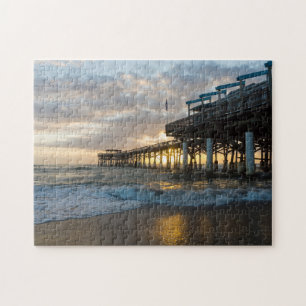 1st Sunrise 2017 Cocoa Beach Jigsaw Puzzle