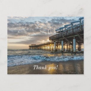 1st Sunrise 2017 Cocoa Beach Thank You Postcard
