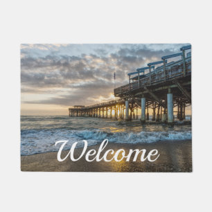 1st Sunrise 2017 Cocoa Beach Welcome Doormat
