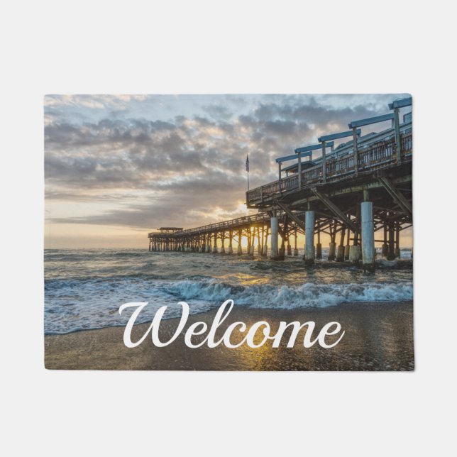 1st Sunrise 2017 Cocoa Beach Welcome Doormat (Front)