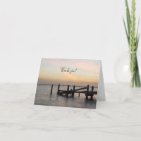 1st Sunset 2017 Cocoa Beach Thank You Card