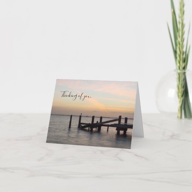1st Sunset 2017 Cocoa Beach Thinking Of You Card (Front)